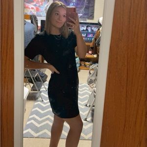 Black, cocktail style dress!
